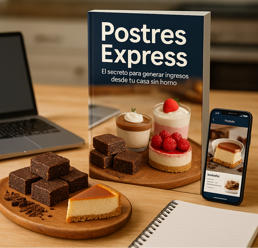 Postres Express: El secreto para generar ingresos desde tu casa sin horno